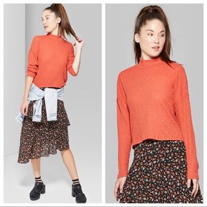 Wild Fable | Boxy Mock Neck Sweater